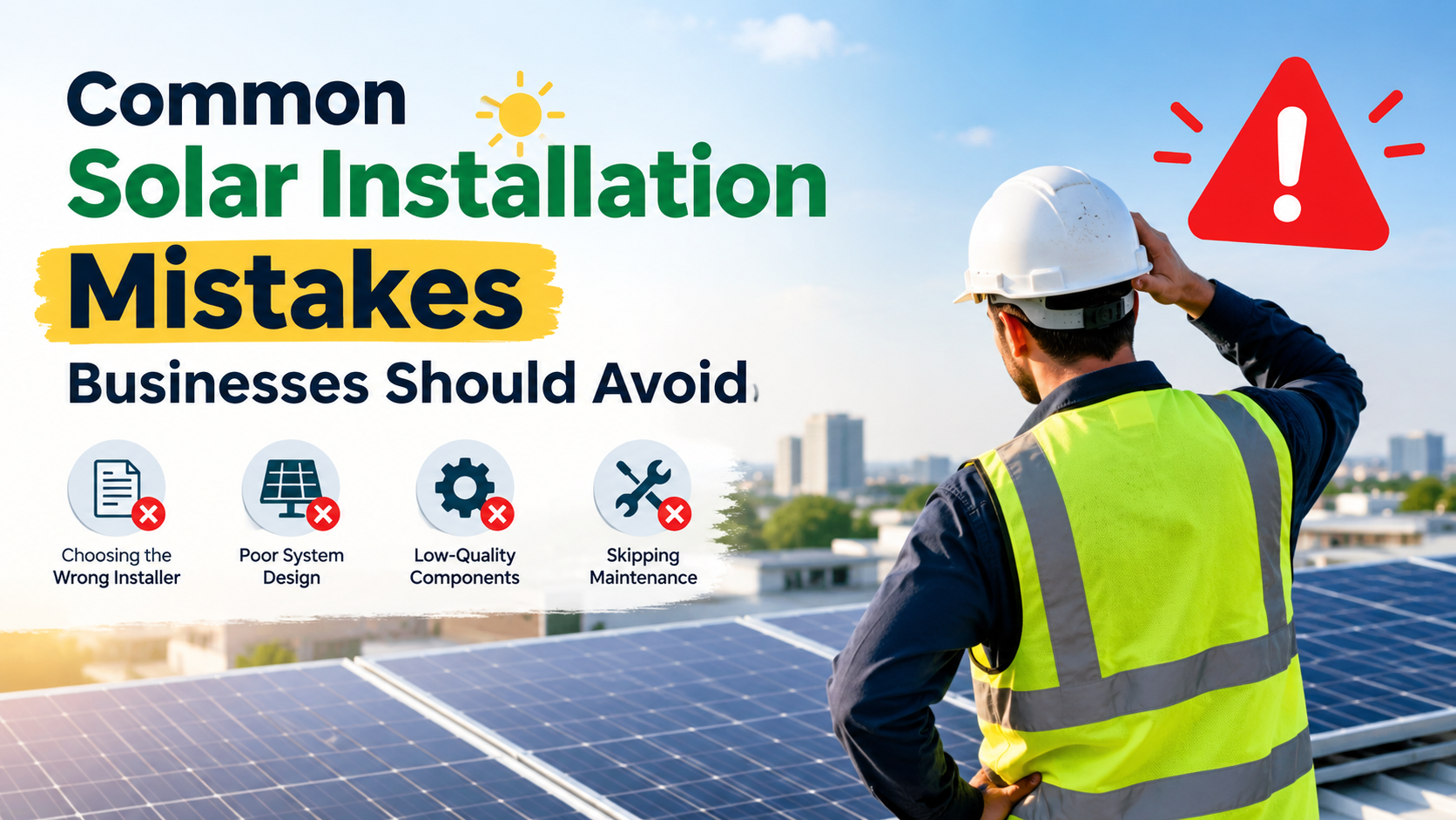 Common Solar Installation Mistakes Businesses Should Avoid