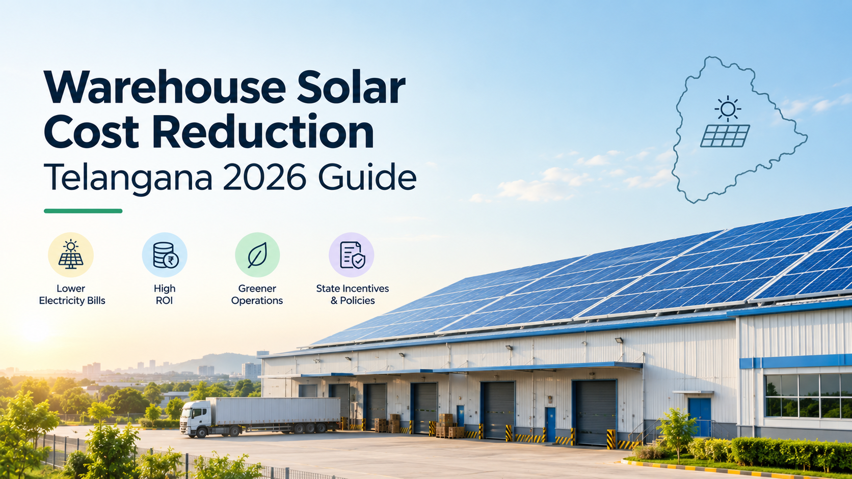 Warehouse Solar Cost Reduction Telangana 2026 Guide